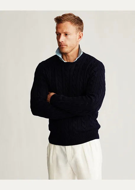 Load image into Gallery viewer, Men&#39;s Wool Casual Sweater
